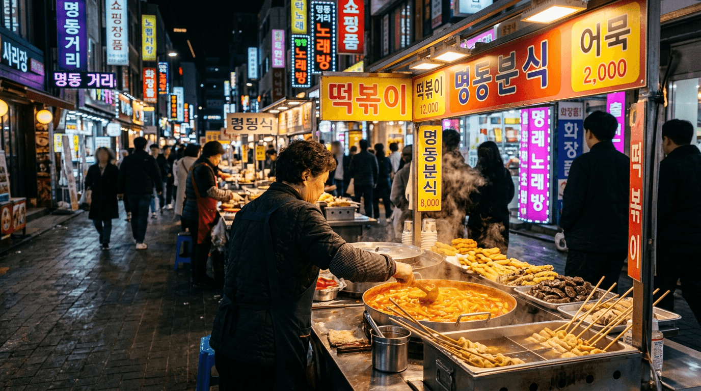 Best Street Food In Myeongdong