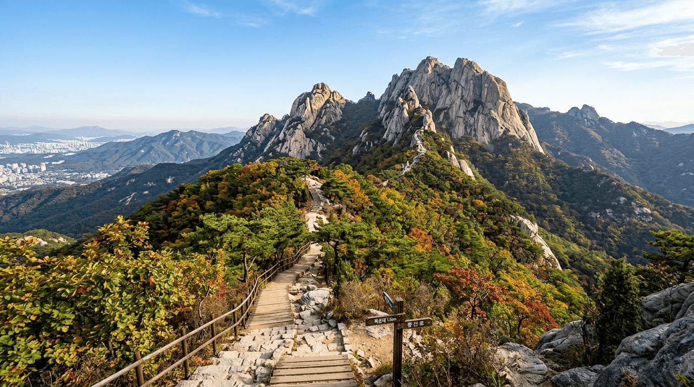 Hiking Bukhansan National Park
