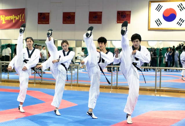 taekwondo class