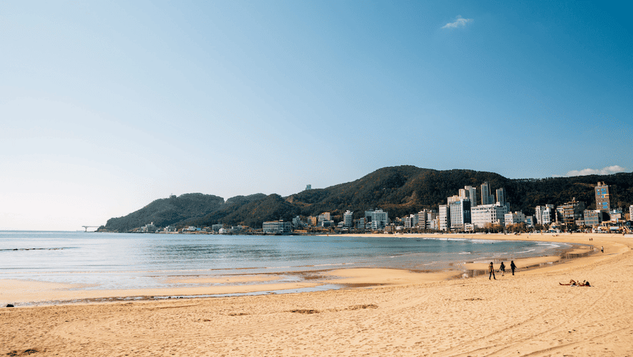 South Korean beaches
